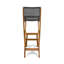 Tabouret de bar pliant en bois d'acacia 31,5 po Kaylor-1165215441