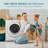 Simzlife 1.5 Cubic Feet High Efficiency Electric Stackable Dryer with Steam Dry