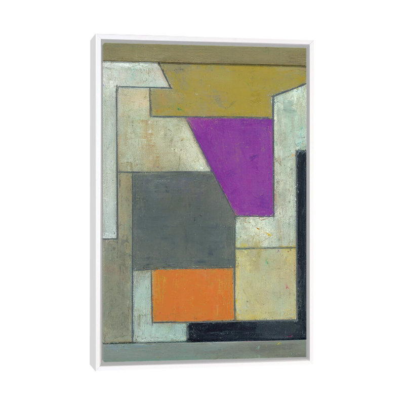 Small Studies Twenty Six by Stephen Cimini - Painting on Canvas, 101.6 cm H x 66.04 cm W, White Framed