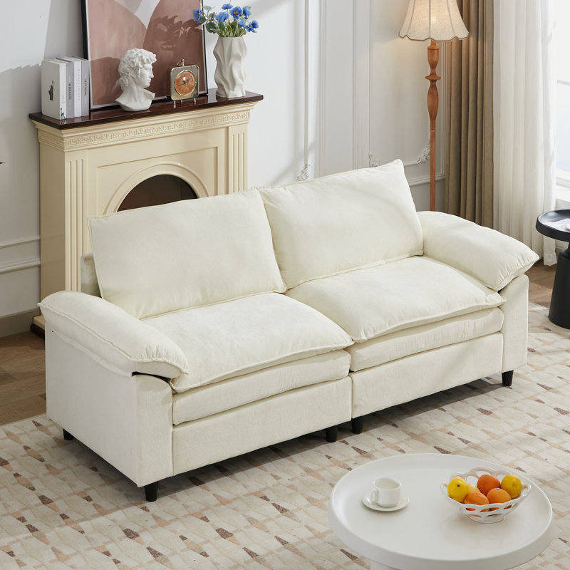 Canapé modulaire 79 po 79 po, Beige
