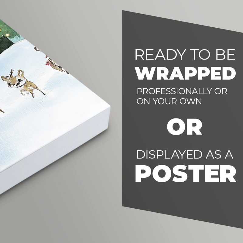 Christmas Holiday Art DCCLVII - Impression sur toile seulement - NON CADRE, H 60 po x l 40 po
