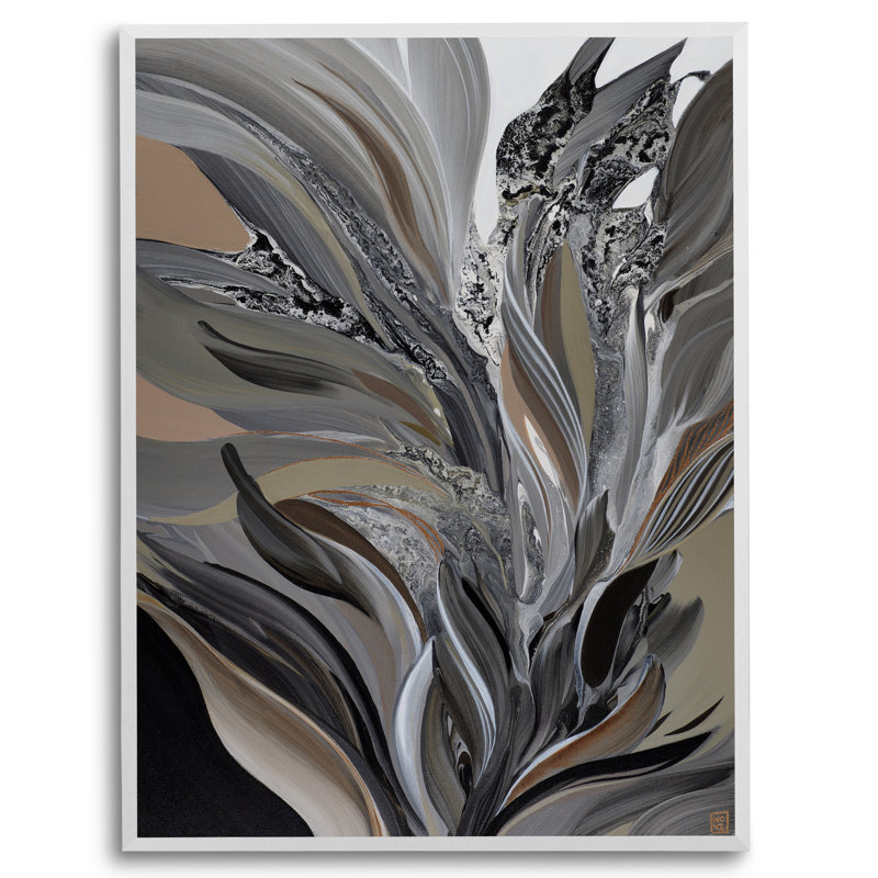 Indulge Me Print by Novi Lim, White Floater Framed Canvas, No Mat, 26" H x 20" W
