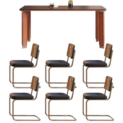Table de salle à manger rétro et élégante
