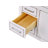 Aspen 60'' Double Bathroom Vanity with Carrara Marble Top-51189468-51189469