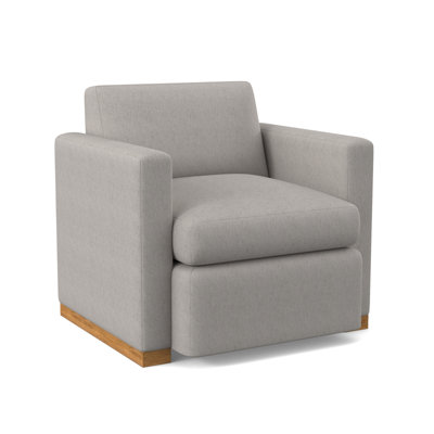 Ledger Upholstered Swivel Accent Chair