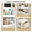 3-in-1 Kids Art Table And Chair Set With Double-sided Adjustable Easel, Storage Shelves, Paper Roll, Chalkboard And Whiteboard For Drawing, Craft, And Learning