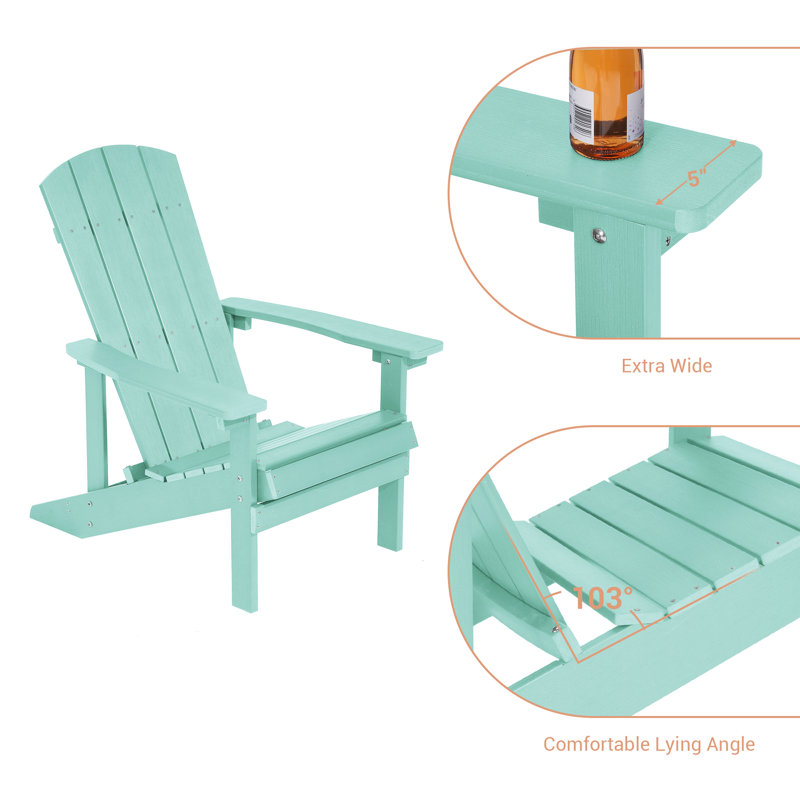 Chaise Adirondack Hips, Vert pomme