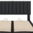 Upholstered Platform Bed With One Large Drawer In The Footboard And Drawer On Each Side-1029025596