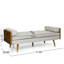 Chaise longue à accoudoirs carrés capitonnés Davidjeremiah-250410552