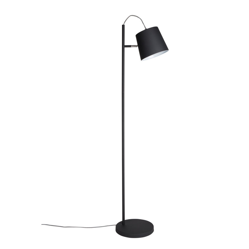 59'' Task Floor Lamp, Black, Black