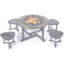 Alveiro Round Iron Fire Pit