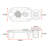 Modern minimalist oval coffee table set