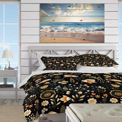 Ensemble de housse de couette Seaside Sealife Symphony Coastal Pattern - Coastal
