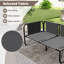 65cm Wide Straight Metal Patio Sofa