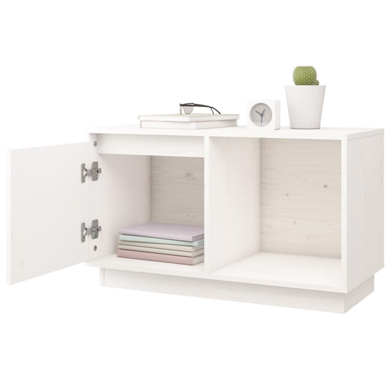 Unfinished TV Stand for TVs up to 28", White