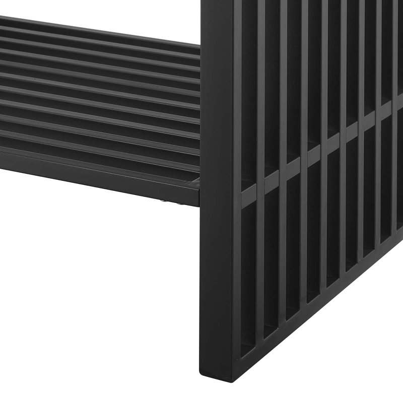 Meuble-lavabo 36 po Modway Gridiron, Noir