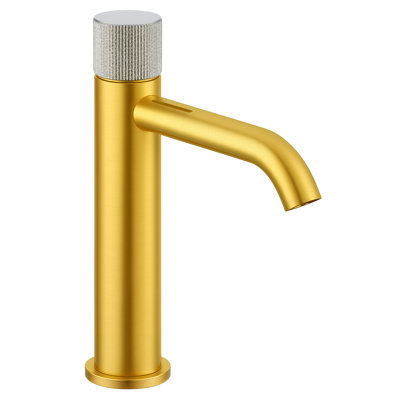 Agrippina Single Hole Vessel Bathroom Faucet with Pop-Up Drain Assembly