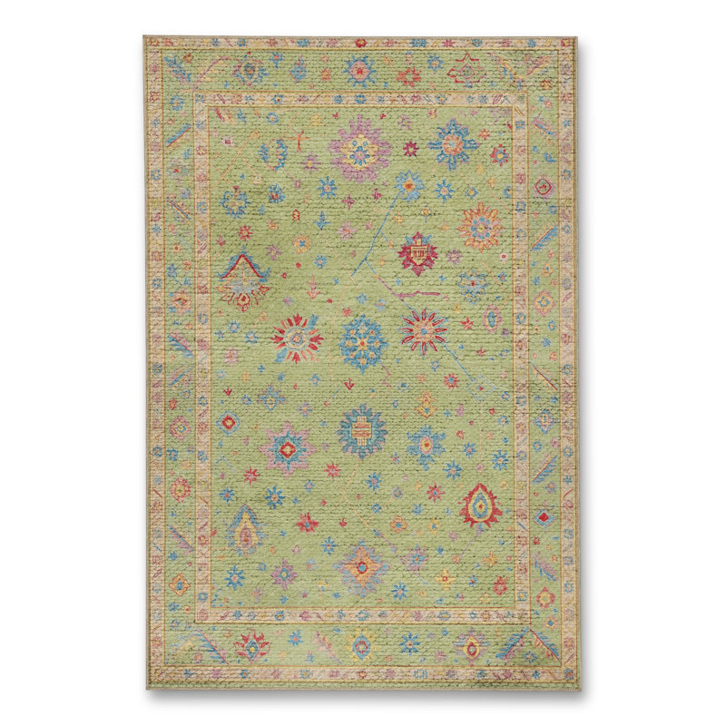 Tapis tissé à motif ondulé beige Mosso, 2' x 2'11"