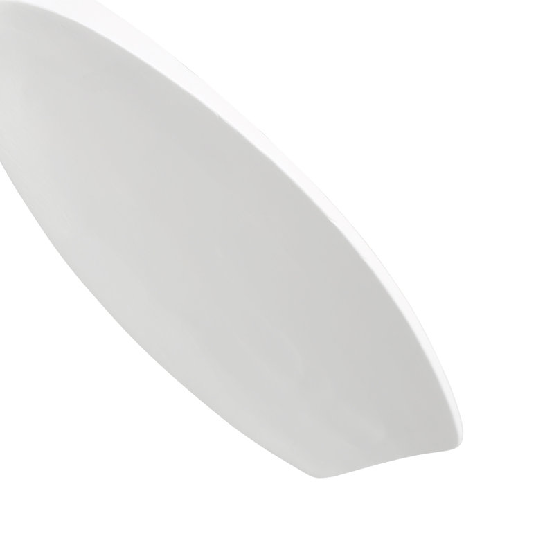 52" Nicola 3 - Blade LED Modern Propeller Ceiling Fan with Remote Control, White with White Blades