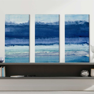 " Blue On Blue II " 3 - Pieces