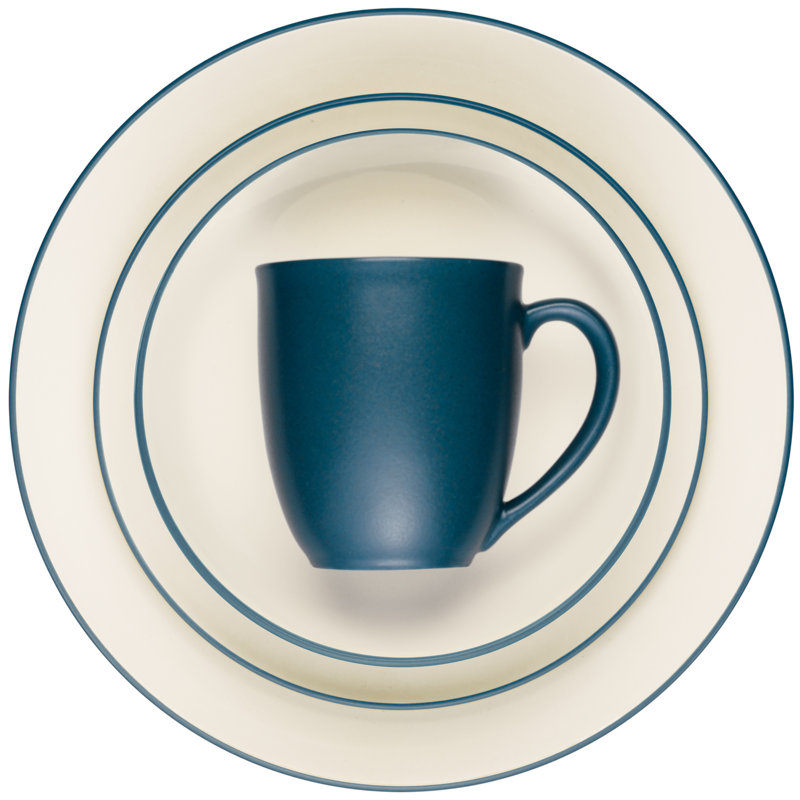 Couvert individuel 4 pièces Noritake Colorwave Coupe, Bleu