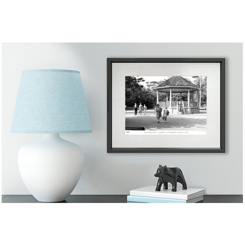 Southbourne, Gardens, Fishermans Walk C1955 by Francis Frith - Single Picture Frame Print, 60cm H x 80cm W x 2.3cm D