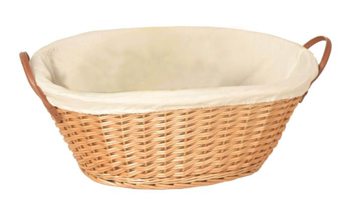Willow Oval Lining Basket