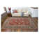Buckhill Oriental Hand-Tufted Wool Area Rug in Brick Red/Navy/Mustard