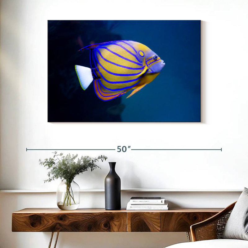 Brampt Colorful Angelfish, 26" H x 39" W