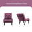 Guendalina Velvet Accent Chair-1417946470