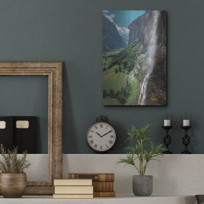 «Rush Fall» par Martin Podt, art mural en métal, 12 po x 16 po