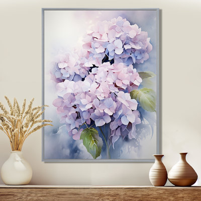 «Maybeck», impression sur toile «Hydrangea Graceful Whispers»