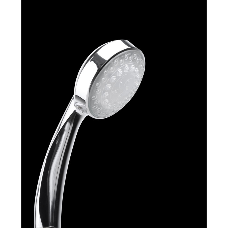 Rain Fixed Shower Head with Temperature-based LED
