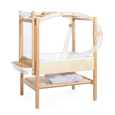 Sensory System Table with Tubes, Clips and Easel
