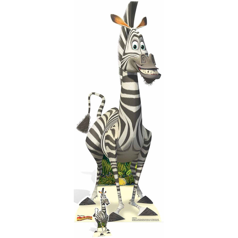 Accroche en carton marty-madagascar