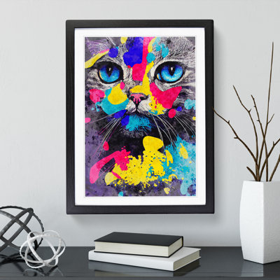 Catt Paint Splash No.5 - Wall Art