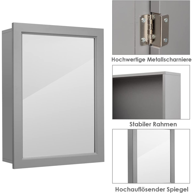 Amryis Bathroom Cabinet, Grey