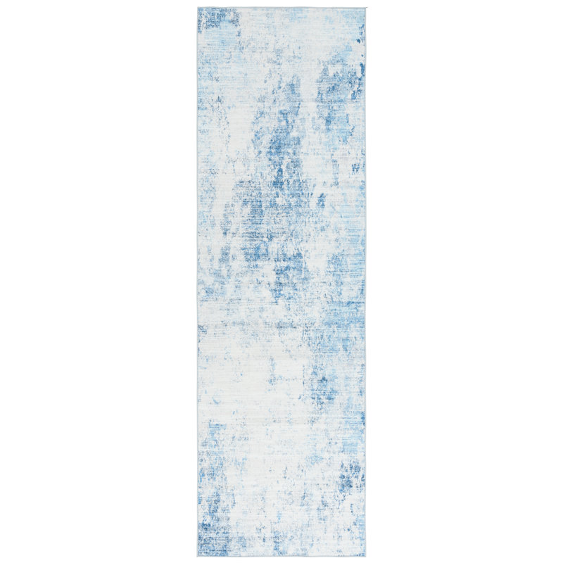 Athiran Performance Machine Washable Abstract Rug, Runner 2'6" x 8'