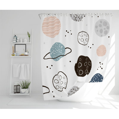 Diboll Polyester Shower Curtain Set