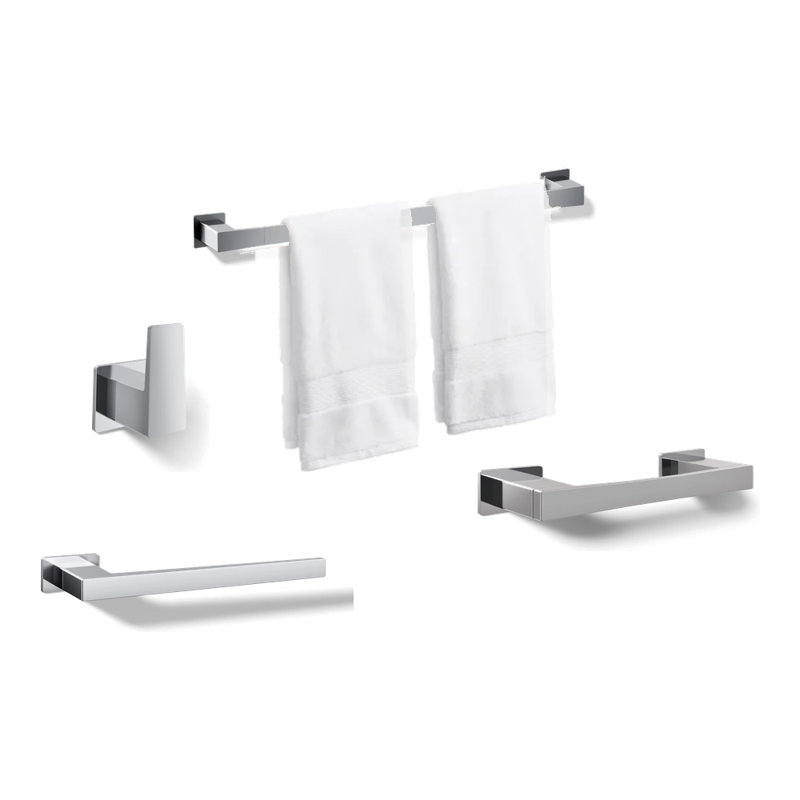 Ensemble de salle de bain Honesty, Chrome poli
