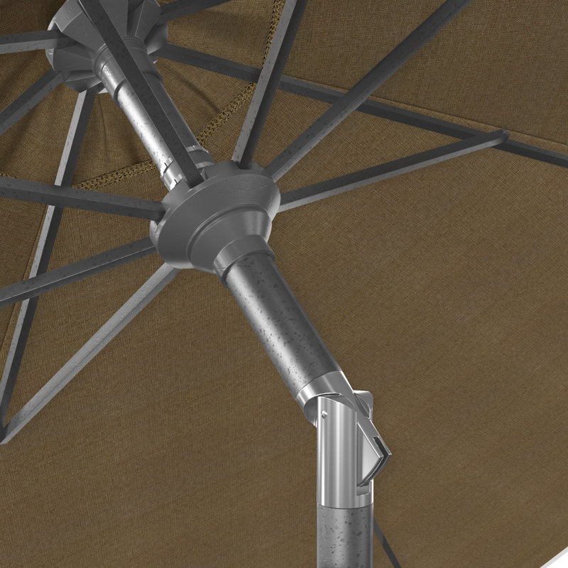 Parasol de marché 108 po Lowri Bronte, Sunbrella® ‑ lin sésame