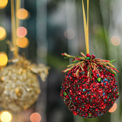 4'' Handmade Ball Ornament