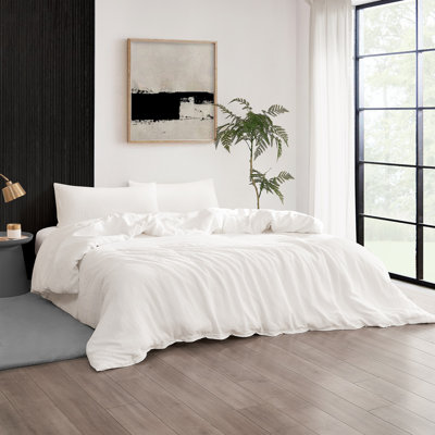 Housse de couette surdimensionnée en lin et viscose Belge