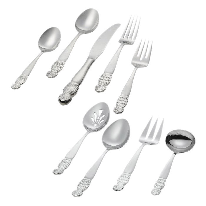 Ensemble de couverts en acier inoxydable 18/10 de 77 pièces Wacker