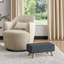 Linen Upholstered Bench
