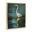 "Nautical Bird Lake Reflection", art mural encadré par Julia Purinton-997087685-997087690