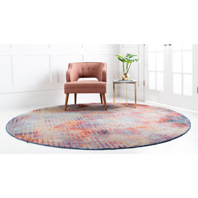 Tapis orange / bleu Downtown