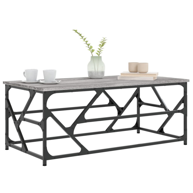 Bourdeilles Four Leg Coffee Table, Grey Sonoma