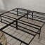 Sommier plateforme noir Omne Steel