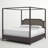 Elyse Metal Canopy Bed-249550341